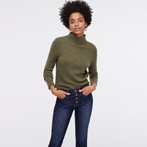 J Crew Point Sur Mockneck Sweater M